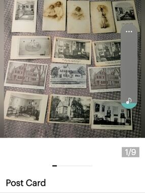 Vintage Black & White Postcard Lot close to 100 post cards all vintage